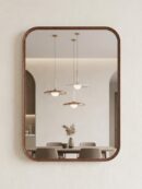 Wooden Finish Frame Mirror