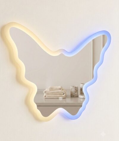Butterfly LED Mirror
