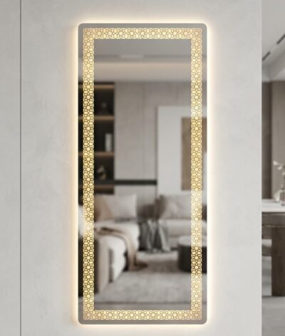 The Lumina Trellis LED Mirror